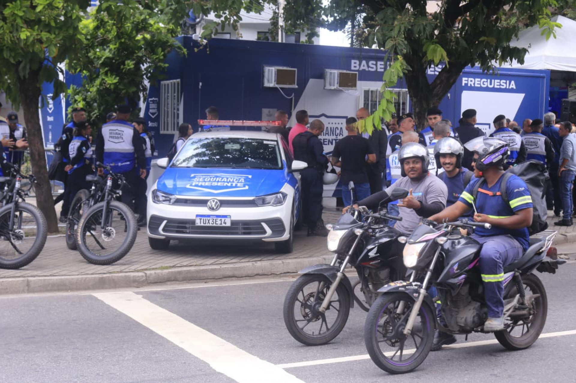 Base da Freguesia está localizada na Praça Jorge da Costa Pinto - Carlos Elias / Agência O Dia