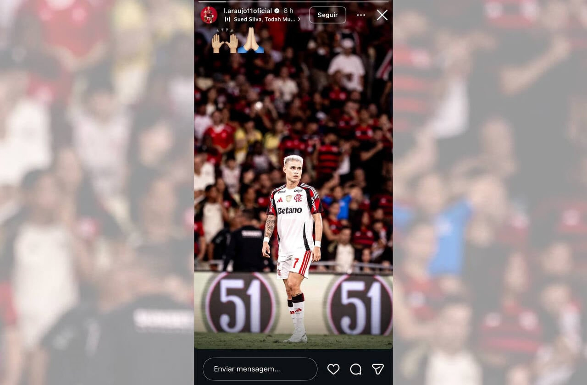 Publica&ccedil;&atilde;o de Luiz Ara&uacute;jo causa burburinho por suposta indireta ap&oacute;s sa&iacute;da de Filipe Lu&iacute;s