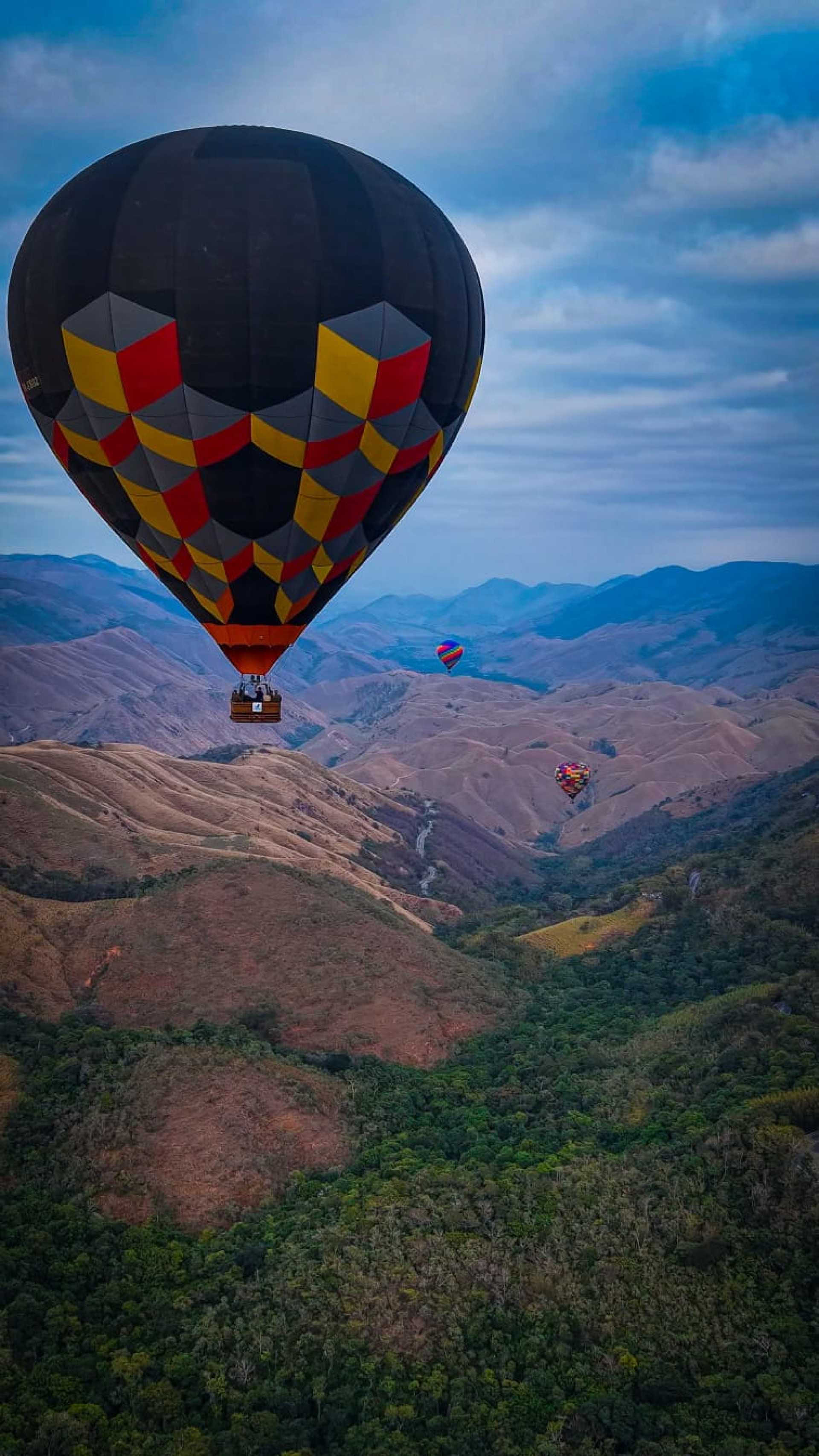 Passeio de balão em Miguel Pereira