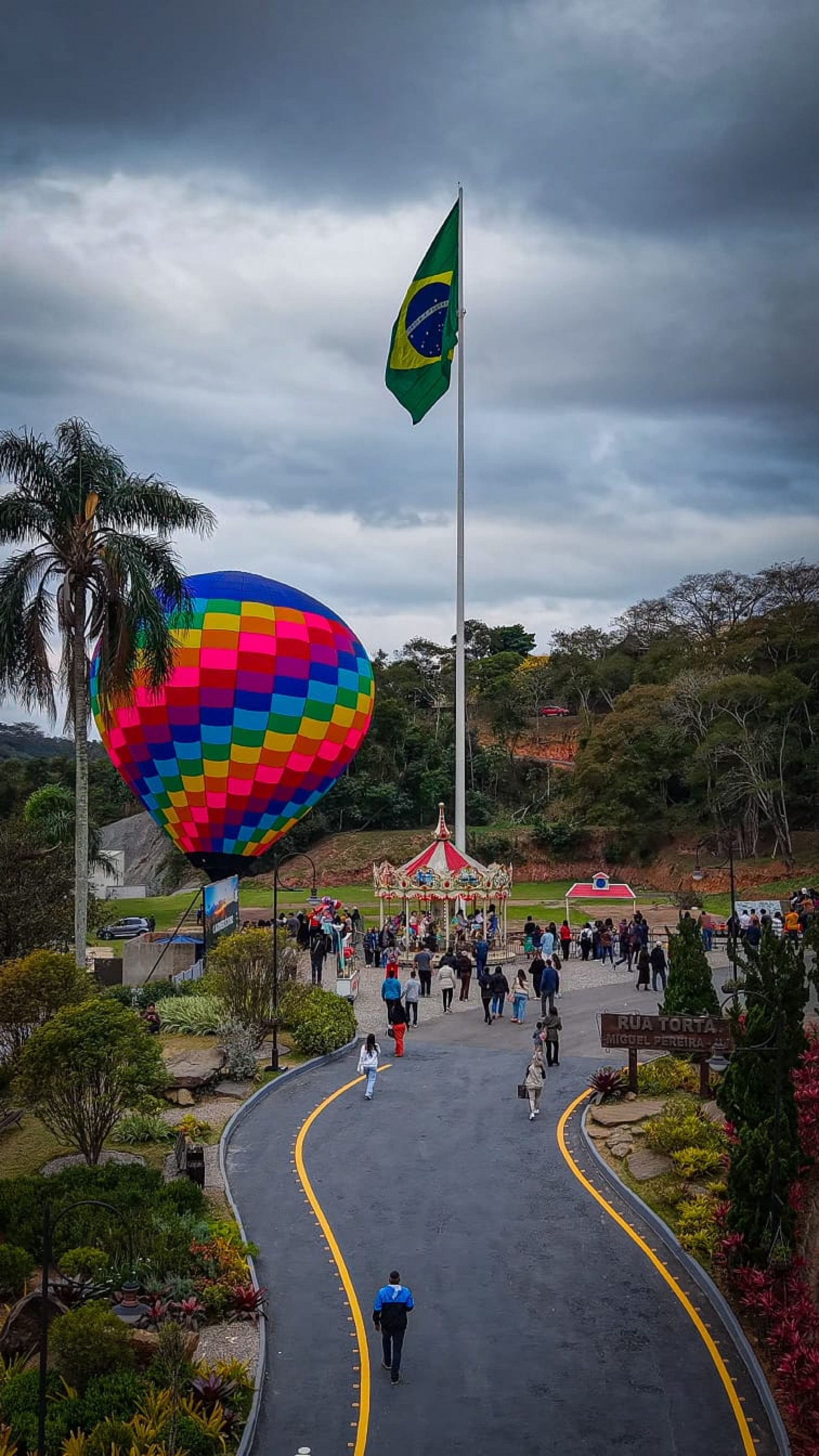 Passeio de balão em Miguel Pereira