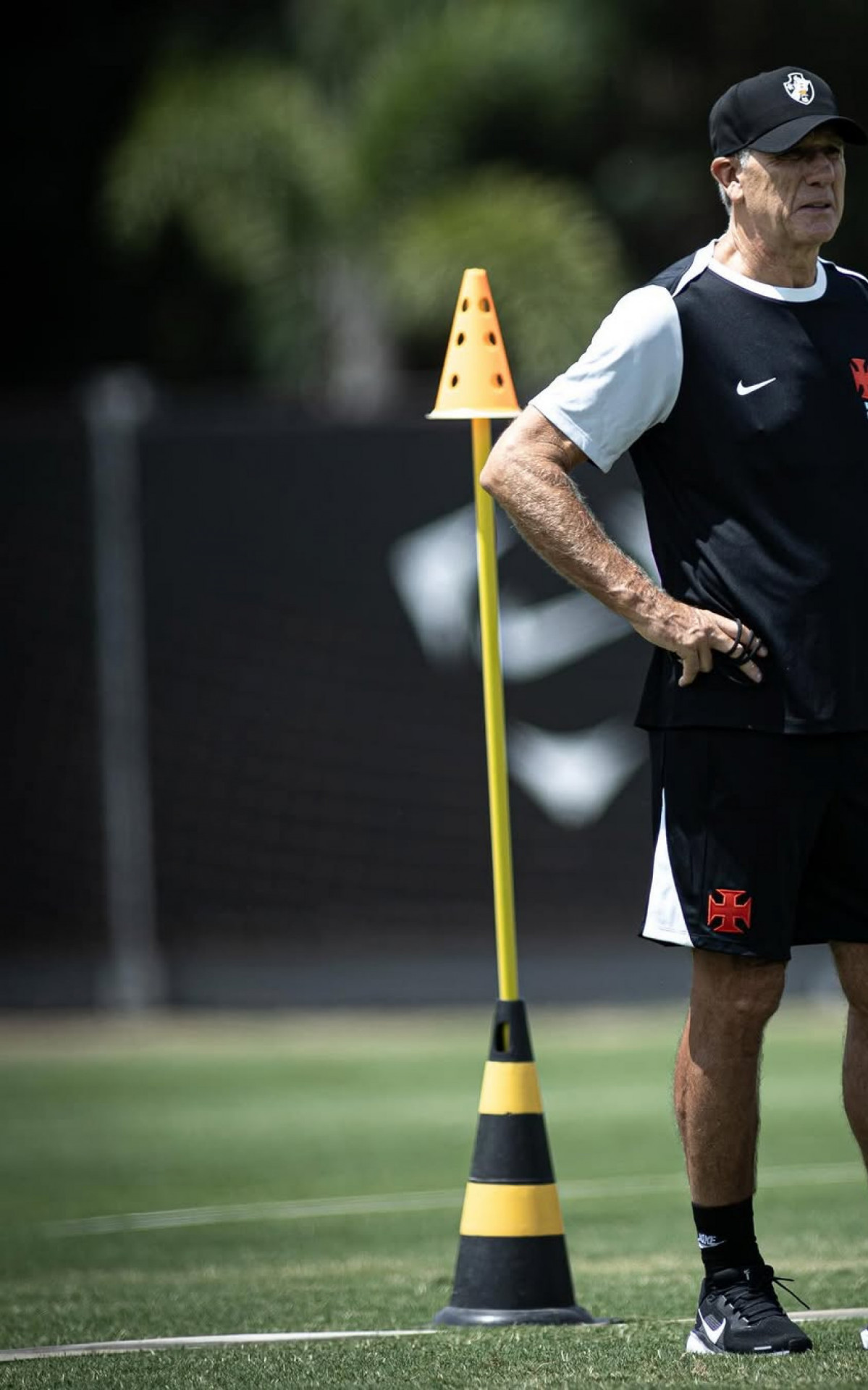 Renato Ga&uacute;cho comandou primeiro treino pelo Vasco, nesta quarta-feira (4), no CT Moacyr Barbosa - Matheus Lima/Vasco