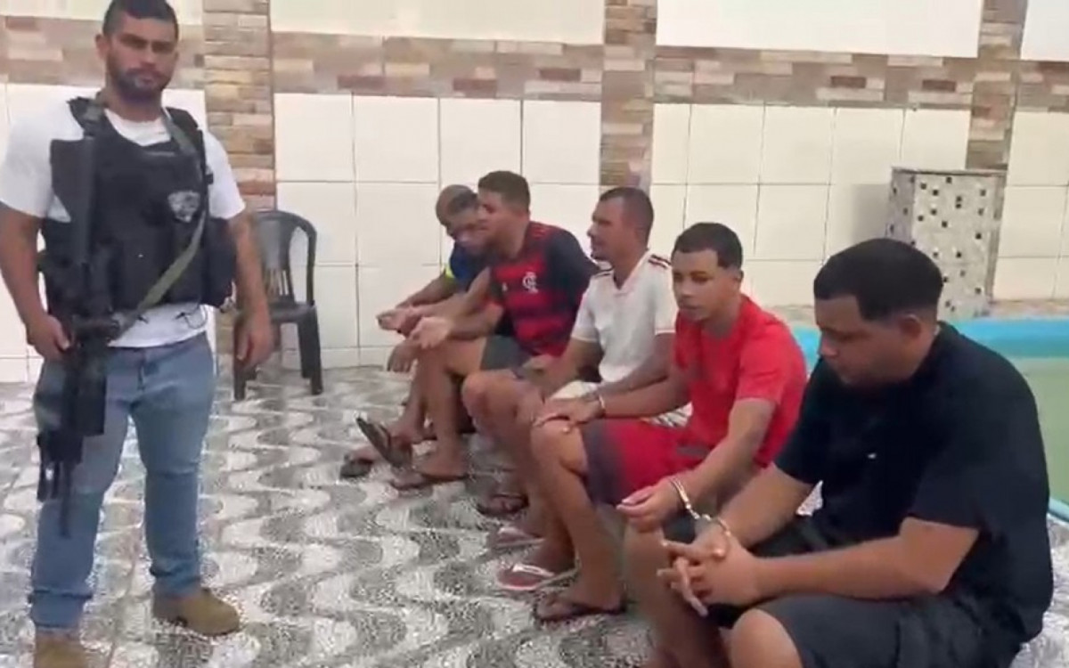 O criminoso de branco, Marcio Cea de Paiva, conhecido como \