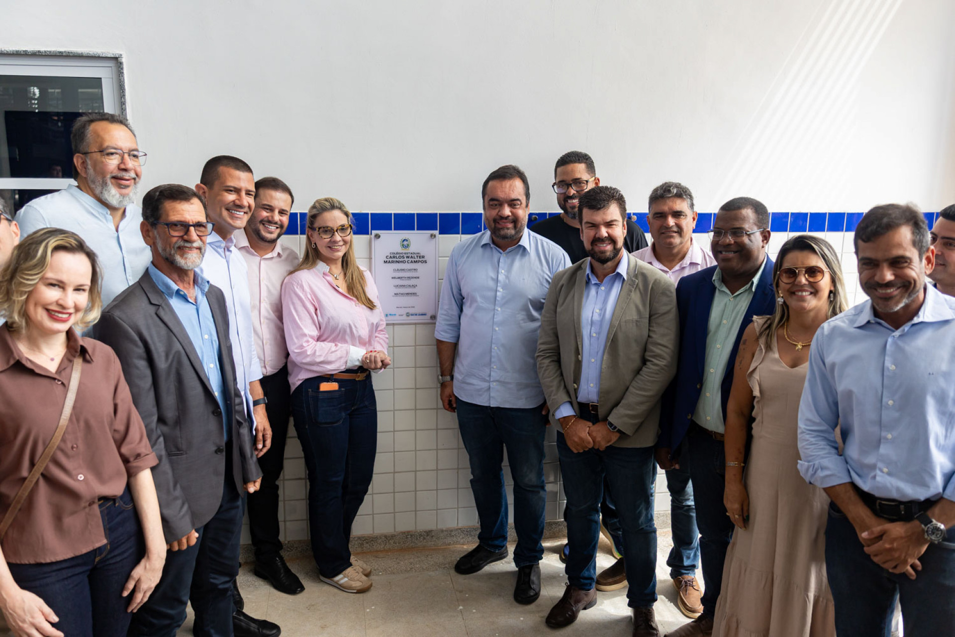 Nova escola no Lagomar conta com tr&ecirc;s pavimentos, 20 salas de aula e quadra poliesportiva - Foto: Rui Porto Filho
