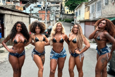 No morro do Tuiuti, Cariucha grava 'SuperPop' com as 'verdadeiras garotas da laje'