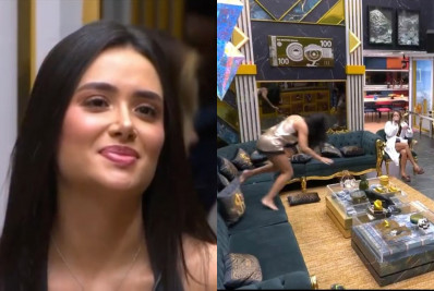 'BBB 26': Jordana leva tombo ao comemorar volta do Paredão; vídeo