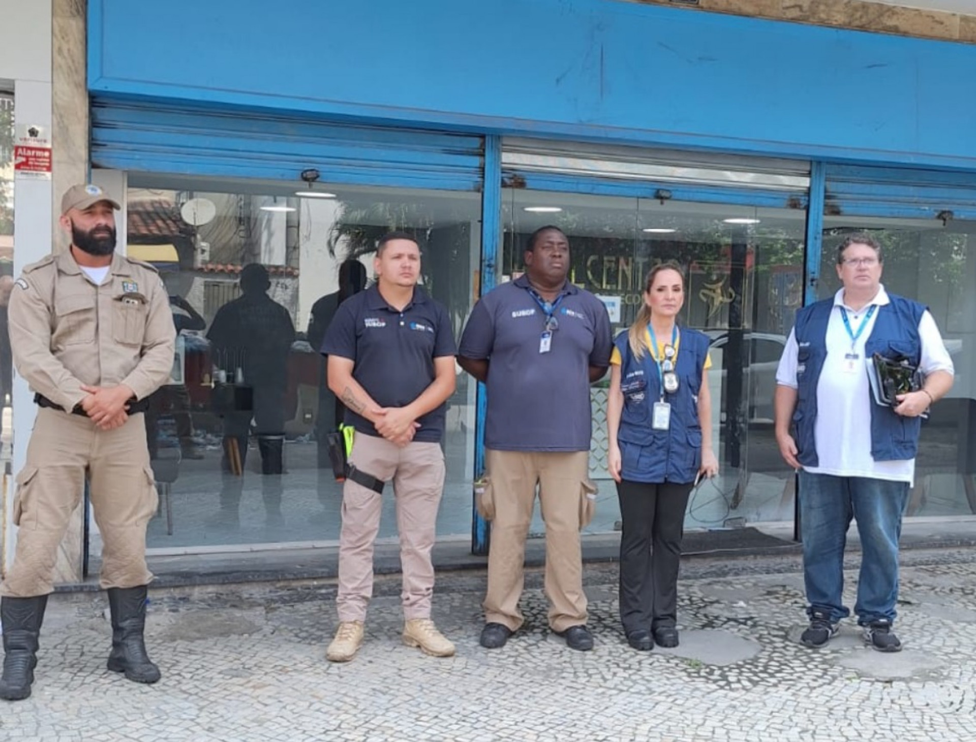 Agentes da Seop e do Ivisa-Rio multaram a clínica Emagrecentro, em Bonsucesso - Allan Kardec / Seop