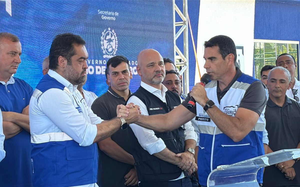 Fabinho Costa e Cláudio Castro