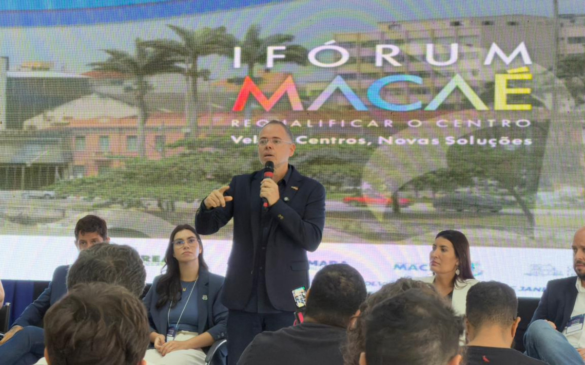 Autoridades, especialistas e representantes da sociedade participaram do primeiro fórum dedicado à revitalização do Centro de Macaé