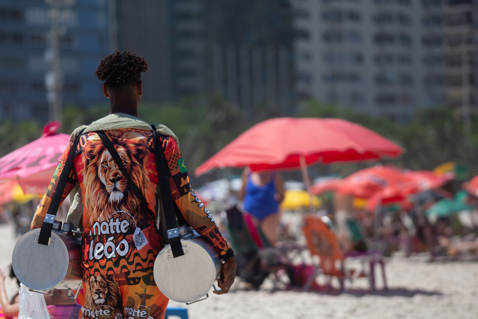 Movimenta&ccedil;&atilde;o na praia do Leme - &Eacute;rica Martin/Arquivo Ag&ecirc;ncia O Dia 