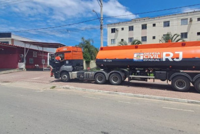 Novo caminhão-tanque reforça ações da Defesa Civil em Rio das Ostras