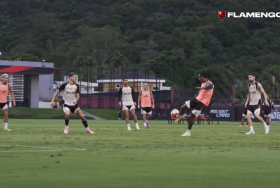 Vídeo: Wallace Yan dá chapéu e anota golaço em treino do Flamengo