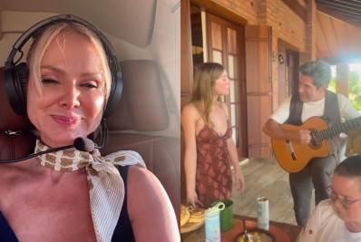 Eliana visita casa de Daniel e registra dueto do cantor com a filha Lara