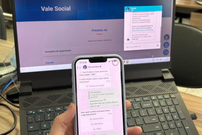 Agendamento de retirada da primeira via do Vale Social agora pode ser feito pelo WhatsApp