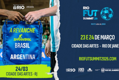 Brasil e Argentina vão se enfrentar em Desafio Internacional de Showbol
