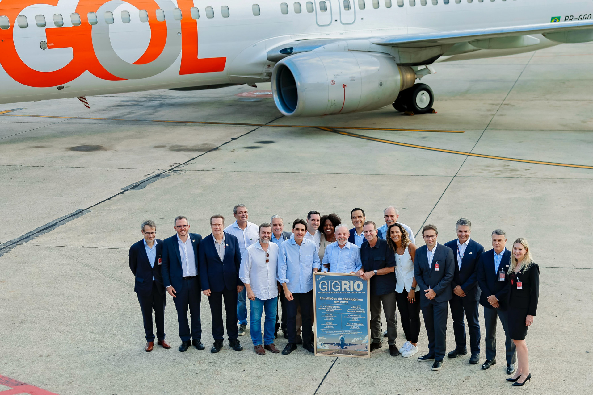 Silvio Costa Filho acompanhou Lula na inaugura&ccedil;&atilde;o do novo hub internacional da Gol no Gale&atilde;o - Ricardo Stuckert/PR