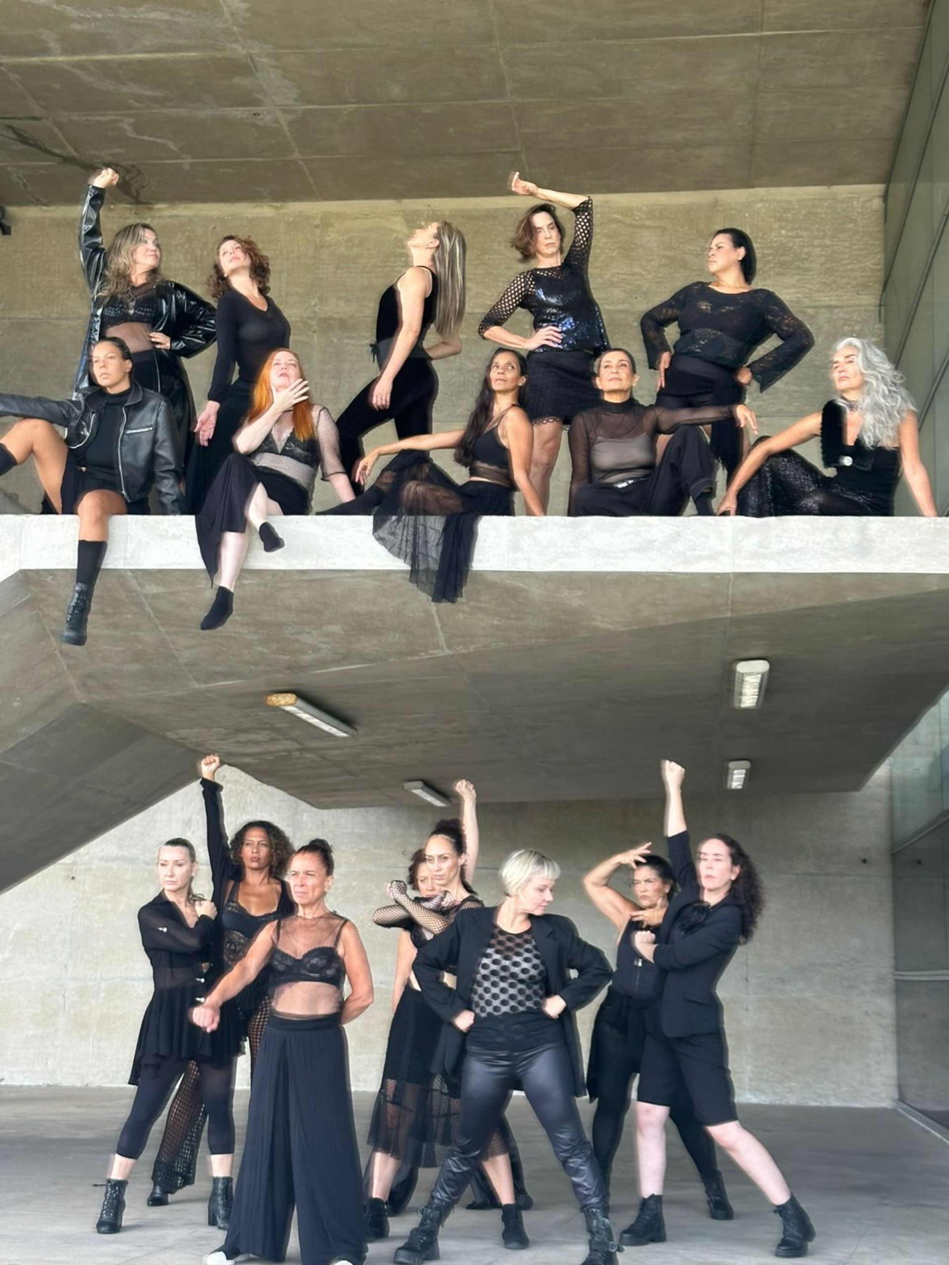 Espetáculo 'Ainda Não' é composto por 23 mulheres; entre elas está Valéria Brito, de 56 anos - Divulgação