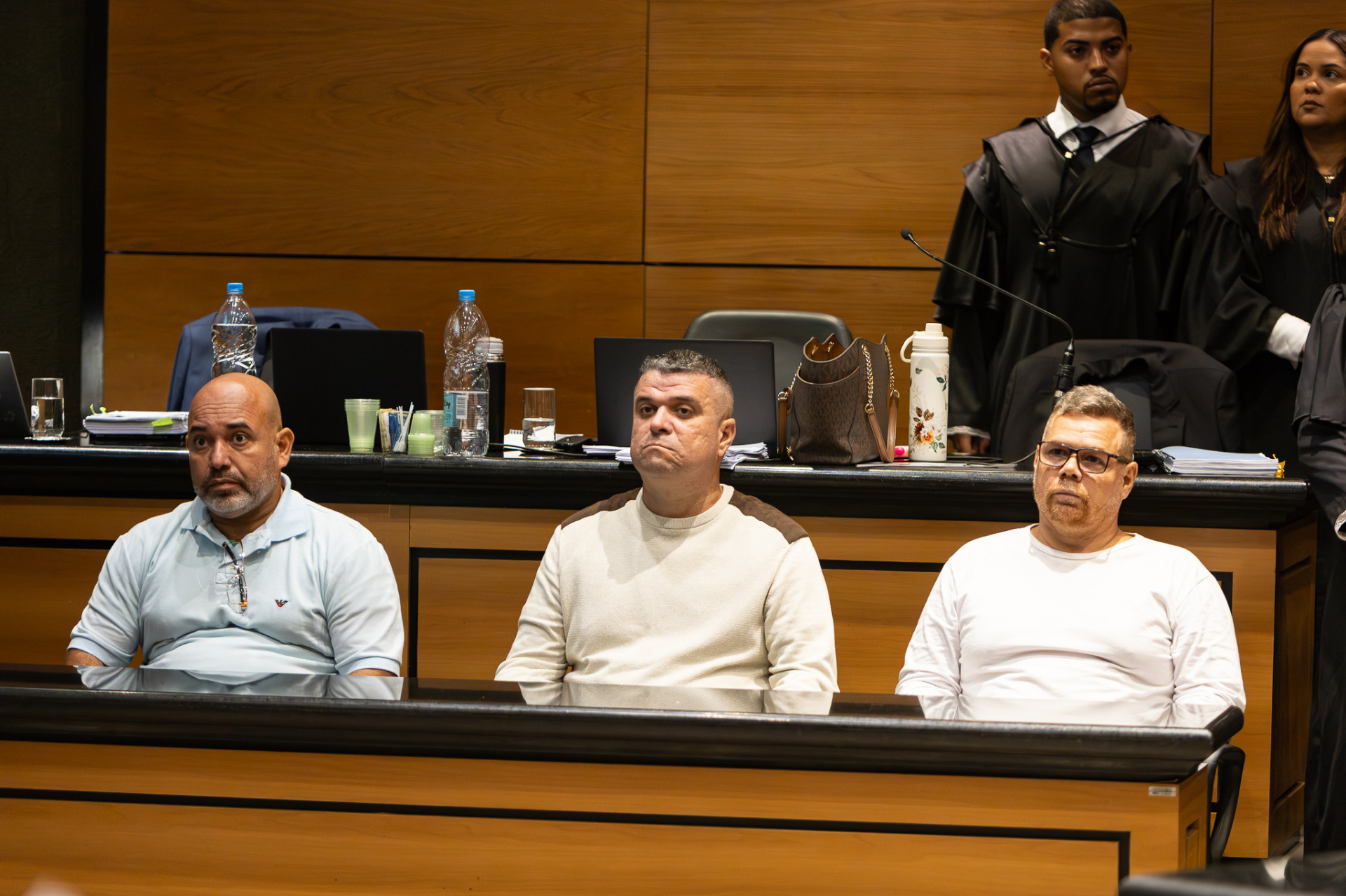 Julgamento dos três réus começou nesta quinta-feira (5) - Brunno Dantas / Divulgação TJRJ