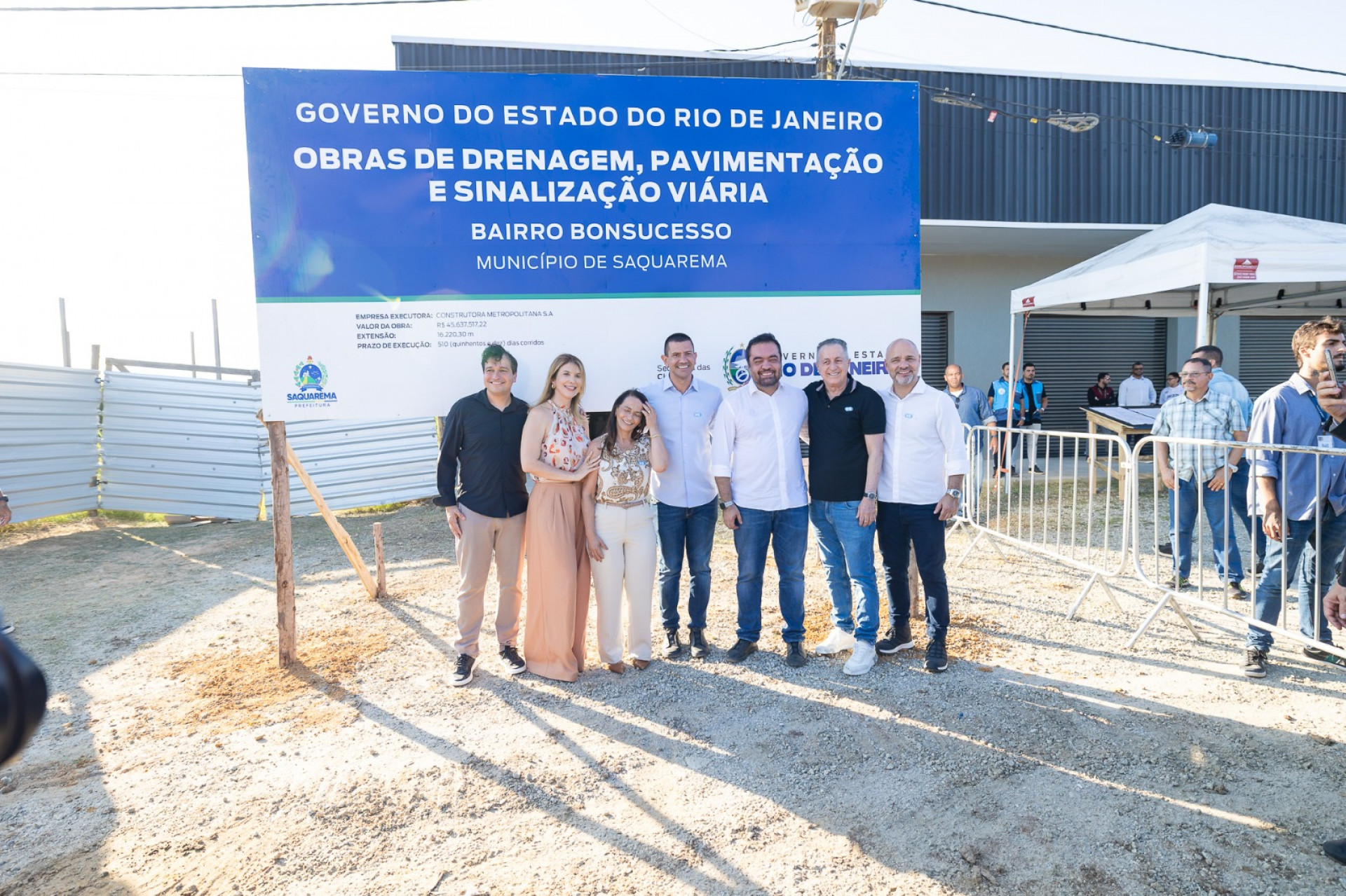 Cidade de Saquarema recebeu a visita oficial do Governador do Estado do Rio de Janeiro, Cláudio Castro - Divulgação/Prefeitura de Saquarema