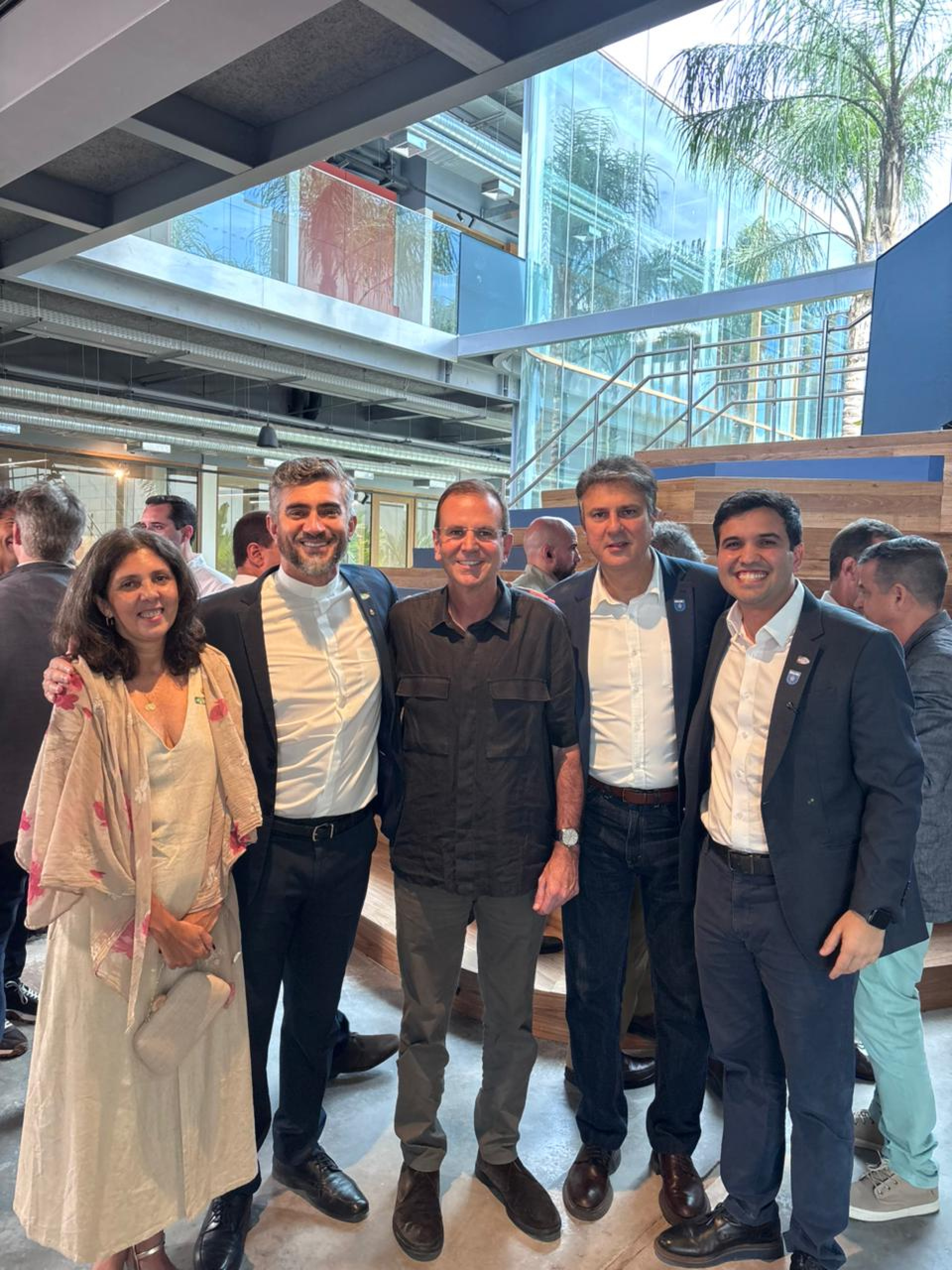 Prefeito Eduardo Paes e secretário Renan Ferreirinha também participaram da cerimônia