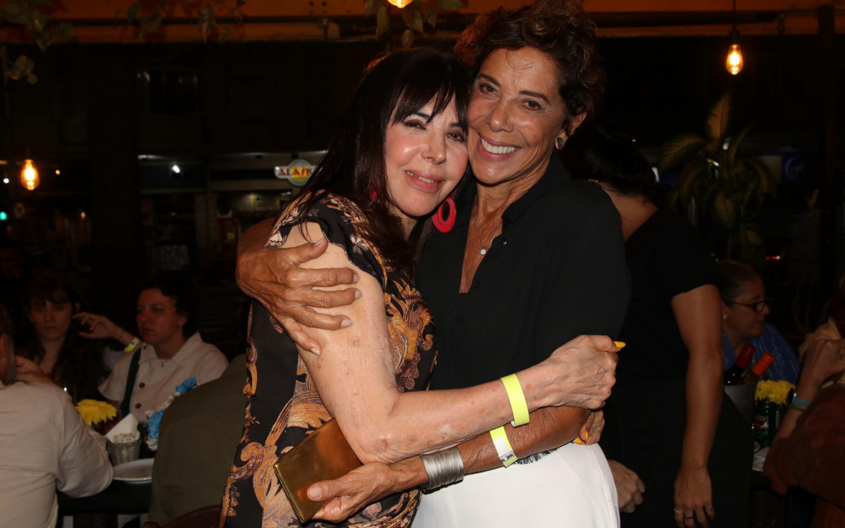 Cláudia Alencar e Ângela Vieira em encontro de grandes nomes da dramaturgia