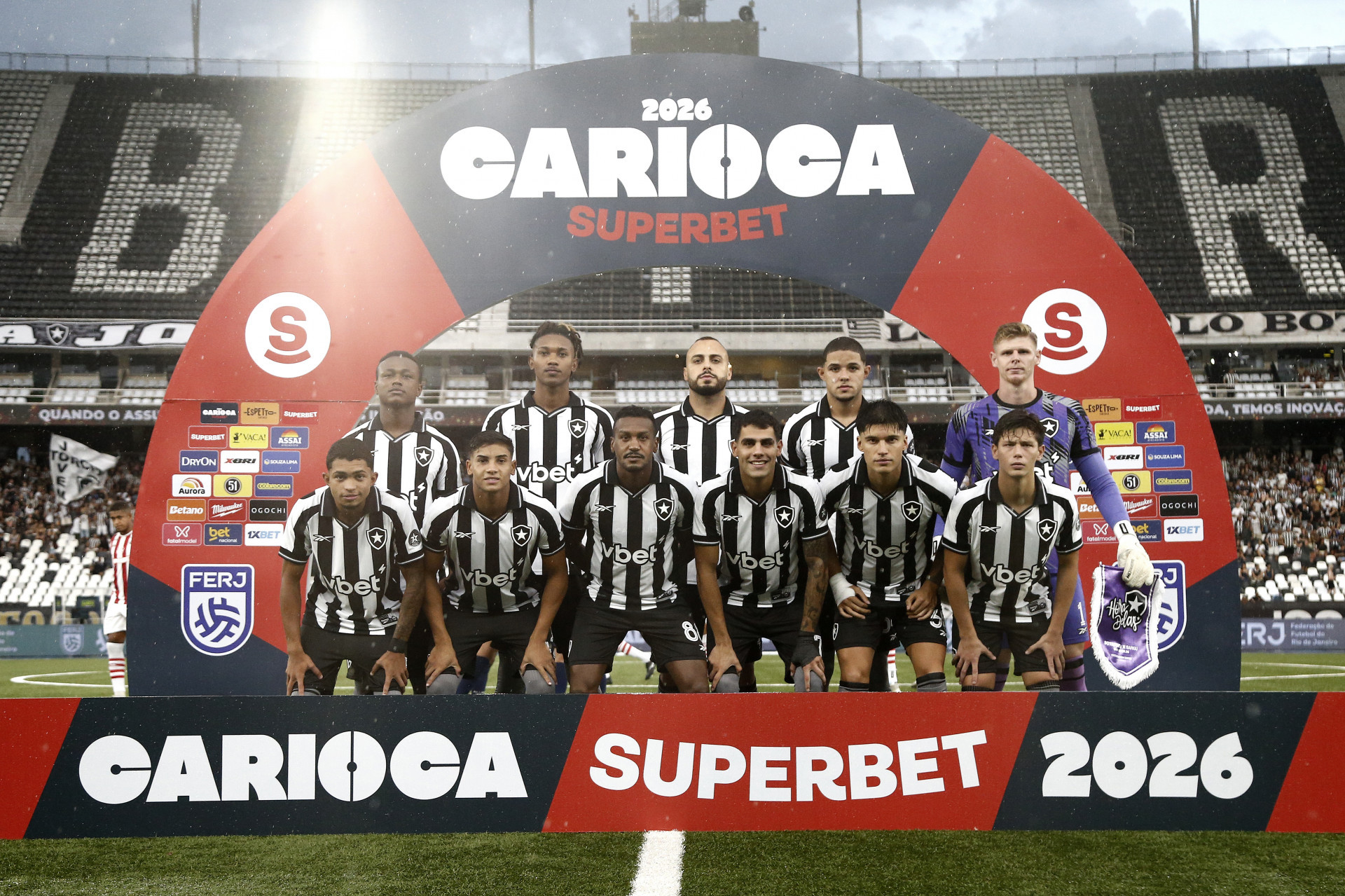 Time titular do Botafogo para encarar o Bangu, no Nilton Santos - Vítor Silva / Botafogo