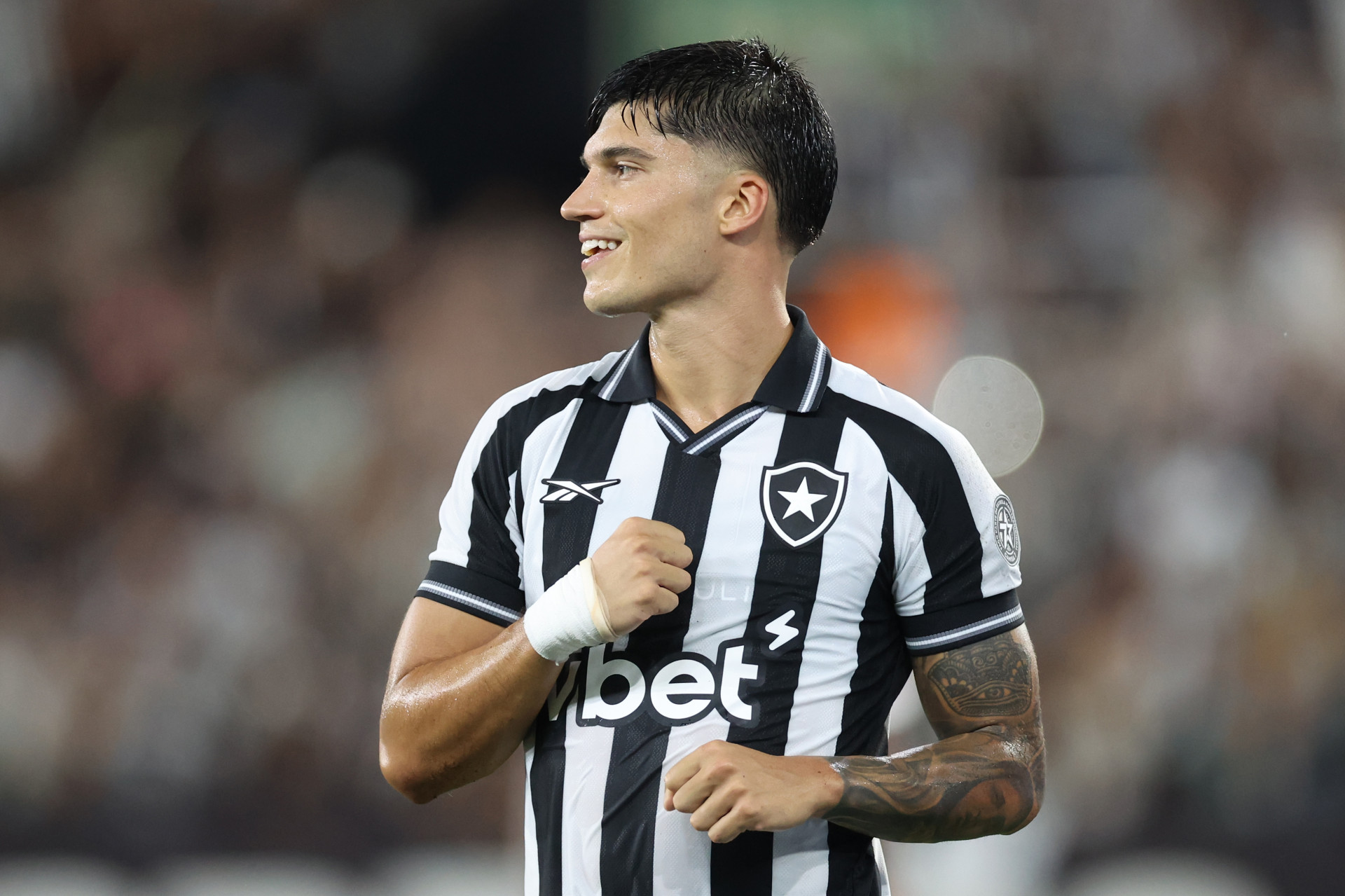 Joaquín Correa comemora gol marcado pelo Botafogo sobre o Bangu, no Nilton Santos - Vítor Silva / Botafogo