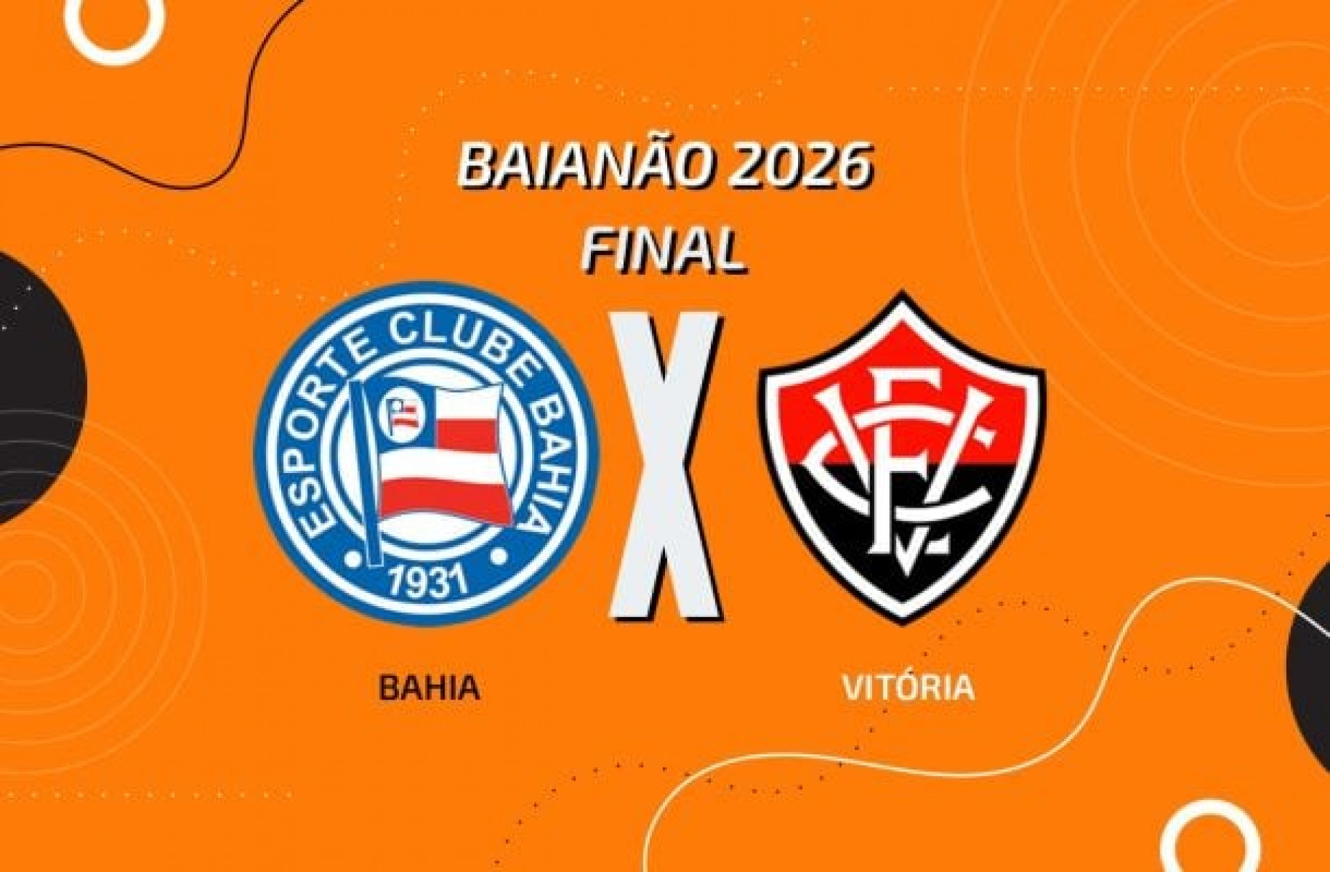 Bahia x Vit&oacute;ria: AO VIVO, com a Voz do Esporte, &agrave;s 15h30