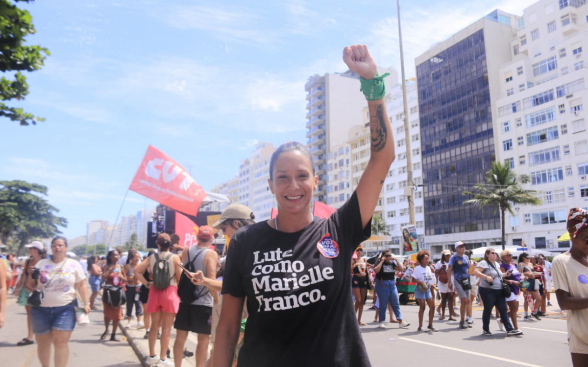 Mônica Benício, vereadora do Rio e viúva de Marielle Franco