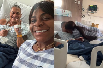 Jojo Todynho visita o namorado no hospital