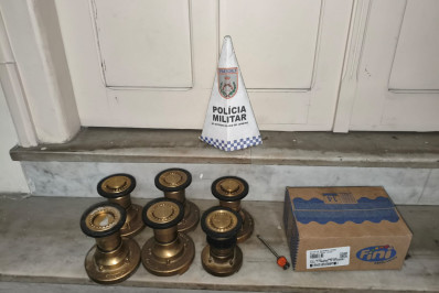 Homem é preso por furtar esguichos do sistema de incêndio de shopping em Niterói