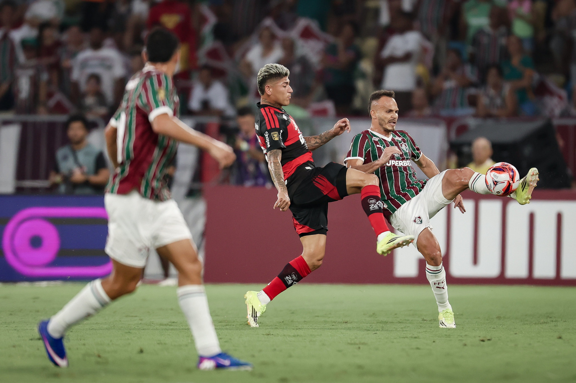 Fluminense e Flamengo se enfrentam neste domingo (8), no Maracanã, pela final do Campeonato Carioca - Marcelo Gonçalves/Fluminense FC