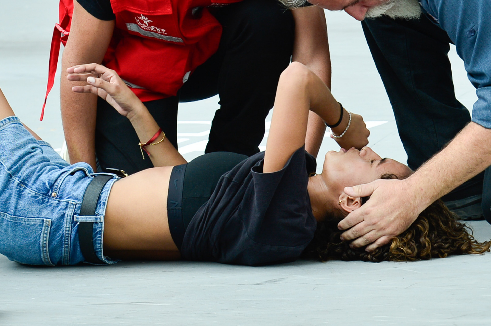 Rayssa Leal chorou após cair e se machucar no Mundial de Skate Street - Eduardo Martins / Brazil News