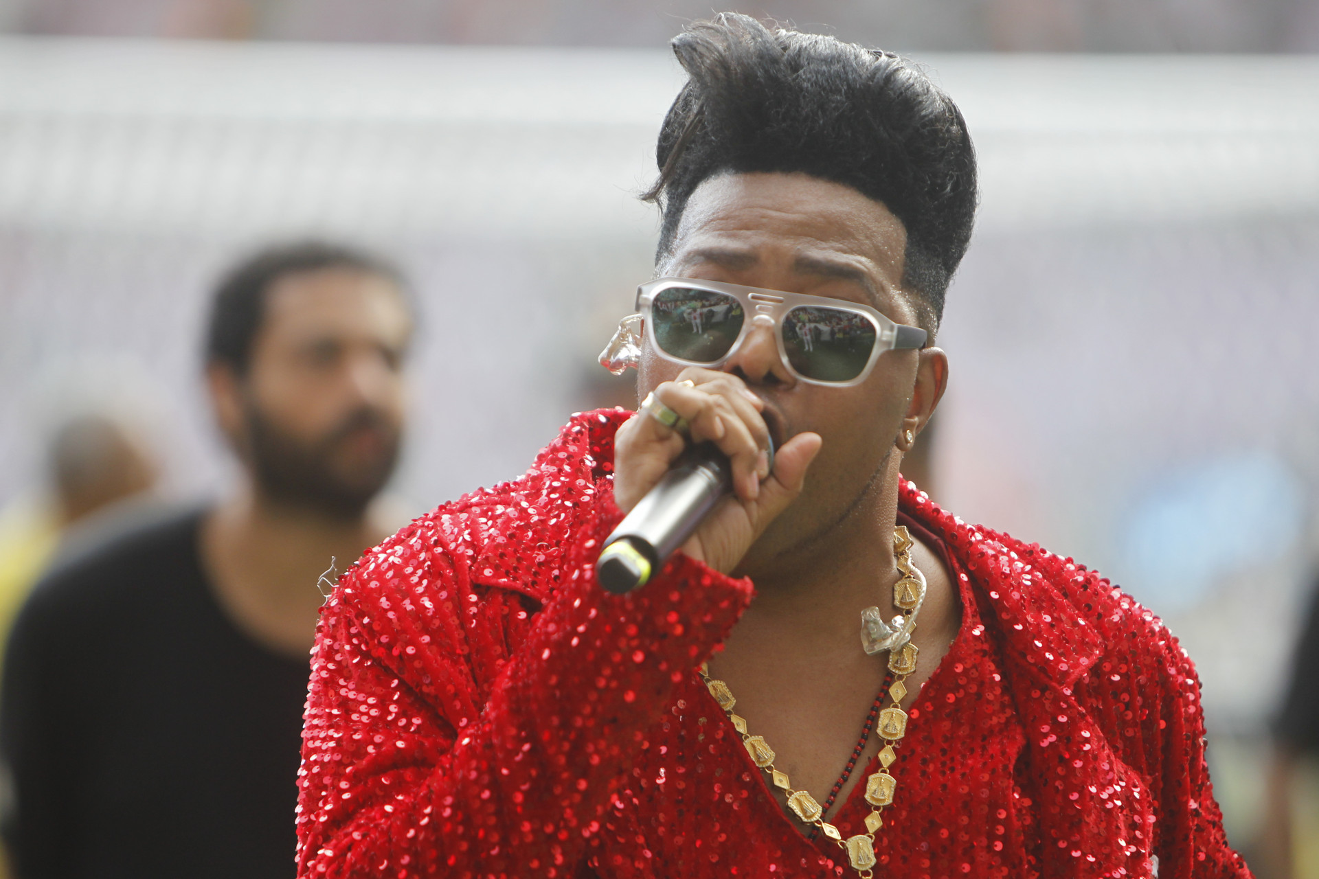 Wander Pires &eacute; o int&eacute;rprete da Viradouro  - Reginaldo Pimenta / Ag&ecirc;ncia O Dia