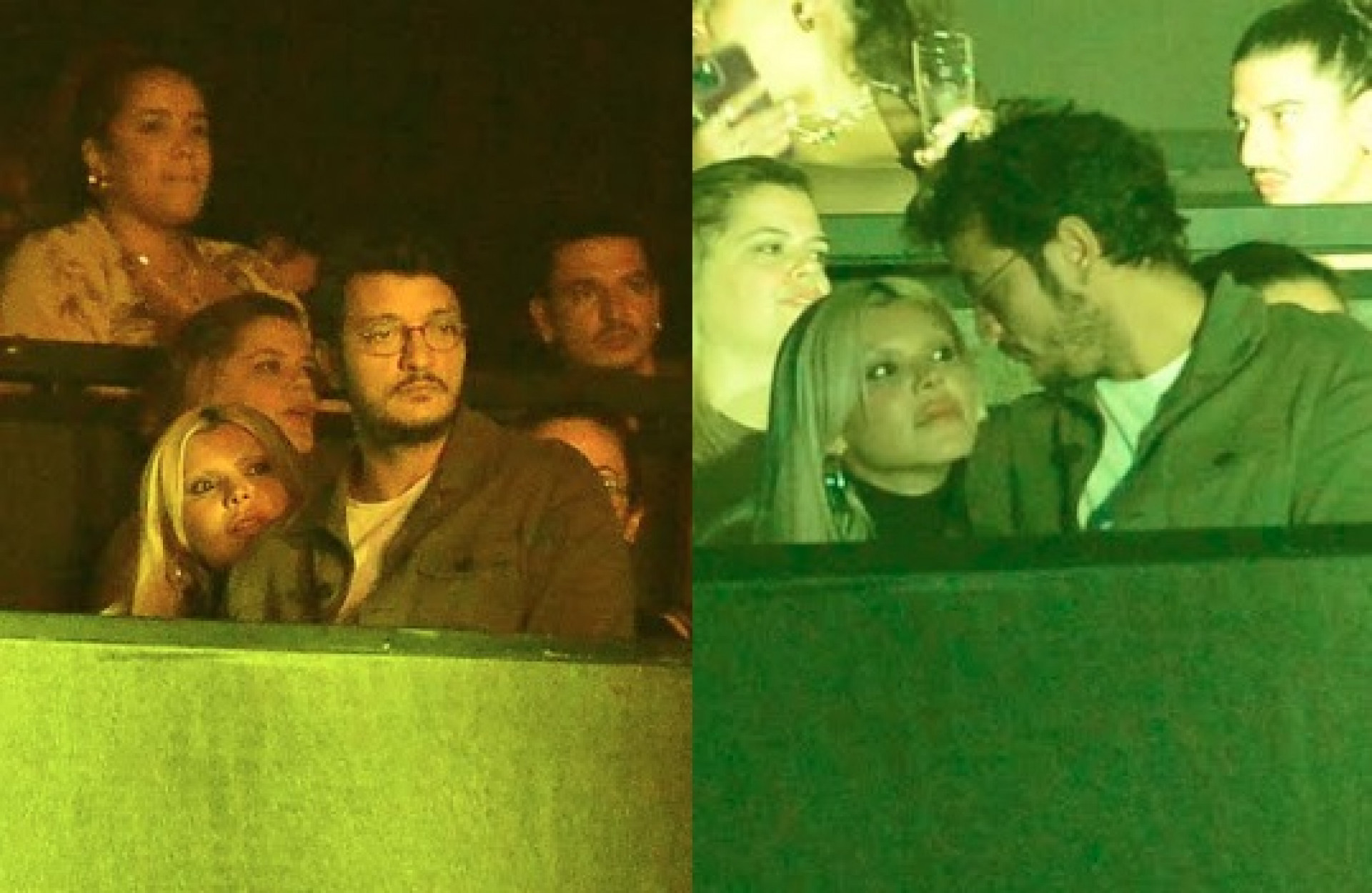 Duda Beat e Allan Souza Lima assistem ao show de Samuel Rosa juntinhos -  Eduardo Martins / Brazil News