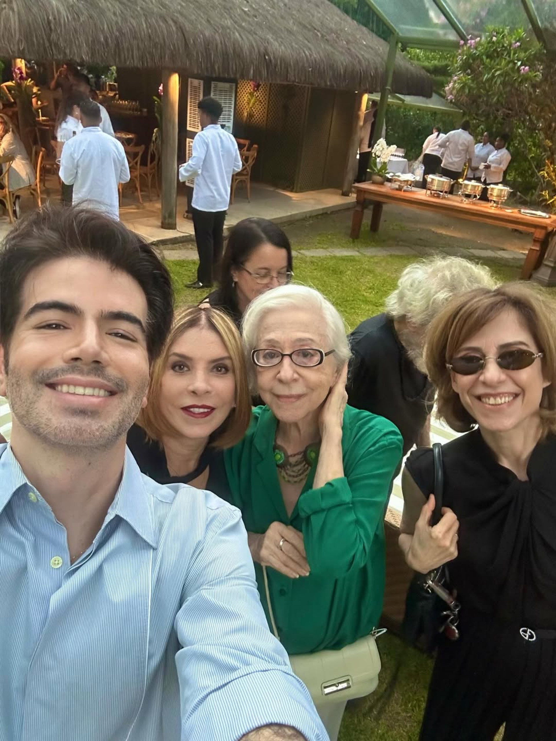Fernanda Montenegro e Fernanda Torres prestigiam cerimônia de inauguração do monumento em homenagem a Cacá Diegues  - Reprodução do Instagram
