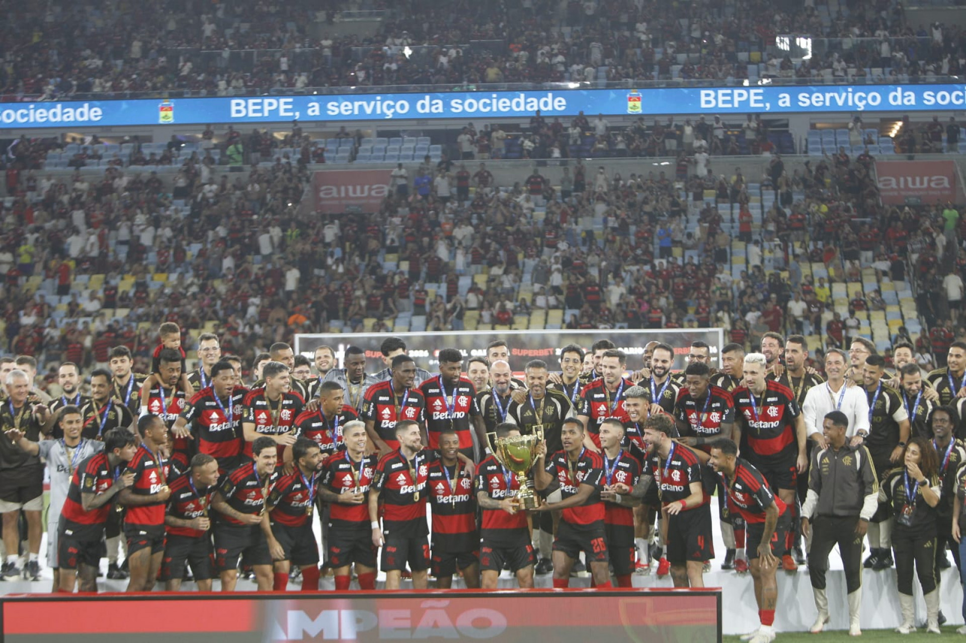 Flamengo conquistou o 40º título carioca - Reginaldo Pimenta / Agência O Dia