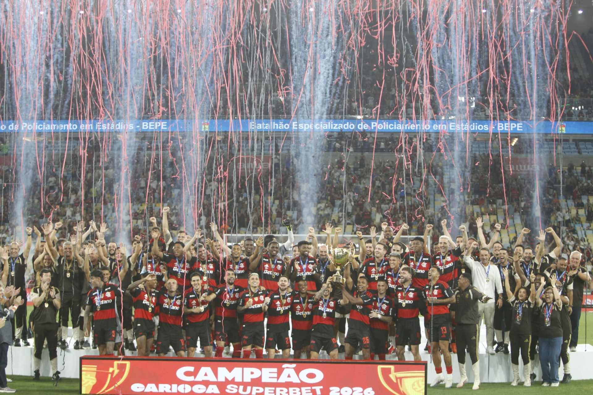 Flamengo conquistou o 40º título carioca - Reginaldo Pimenta / Agência O Dia