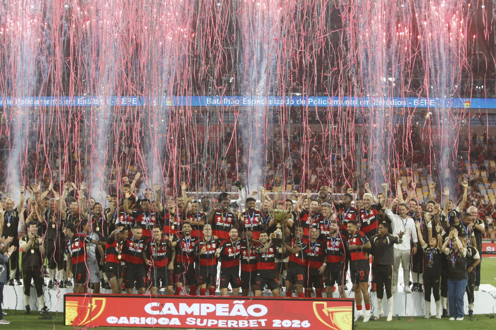 Flamengo conquistou o 40º título carioca - Reginaldo Pimenta / Agência O Dia