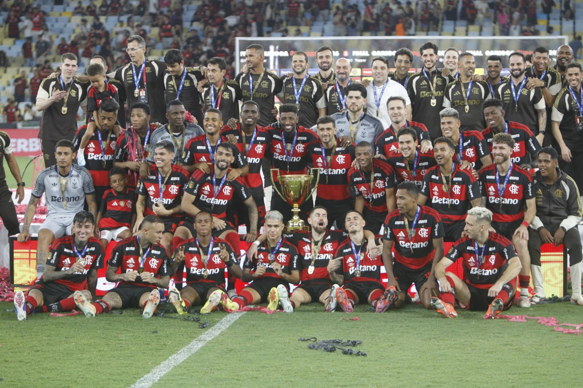 Flamengo conquistou o 40º título carioca - Reginaldo Pimenta / Agência O Dia