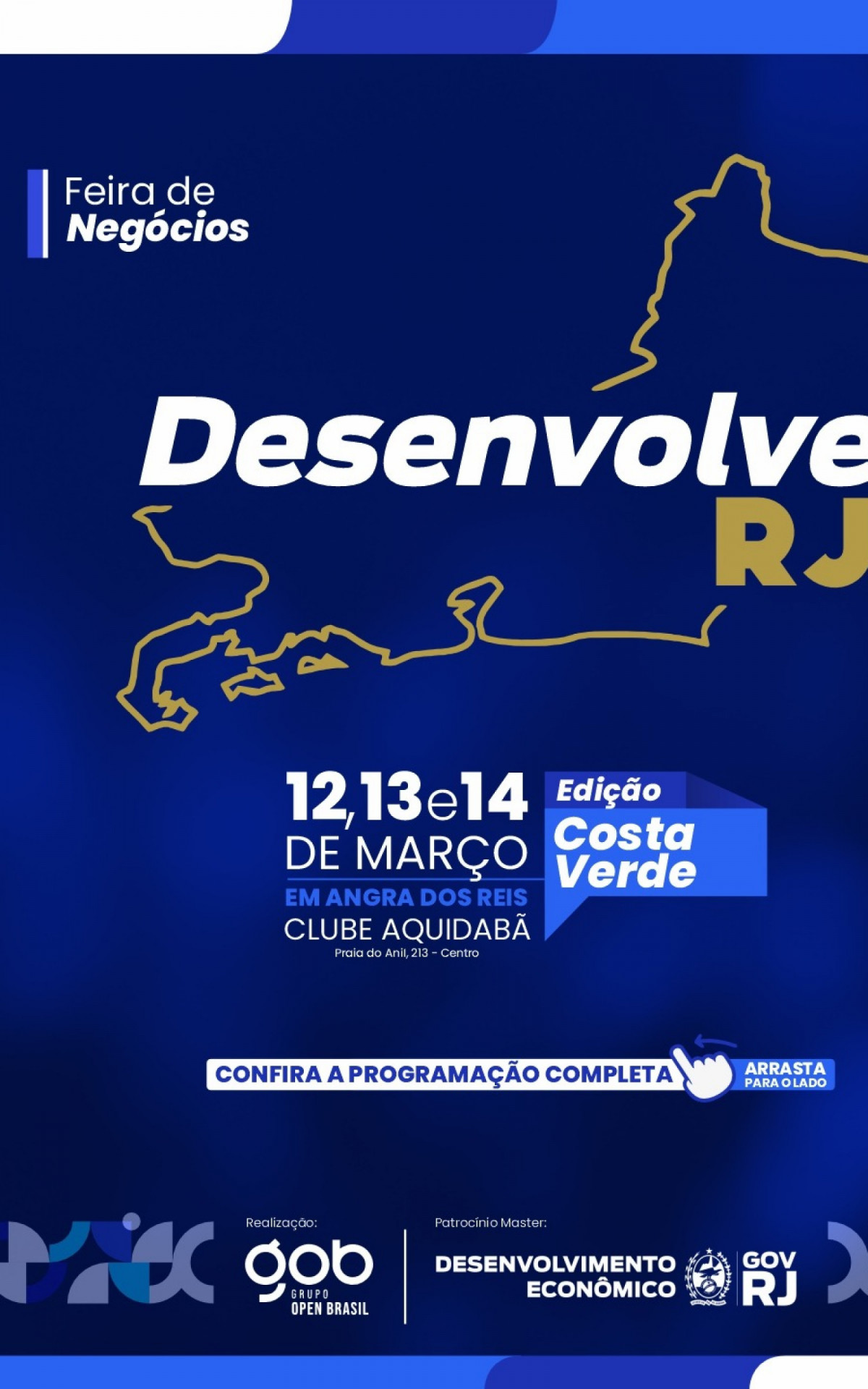 Angra &eacute; o segundo munic&iacute;pio no Estado e o primeiro da costa verde, a sediar o evento da agenda 2026 - Divulga&ccedil;&atilde;o/Evento