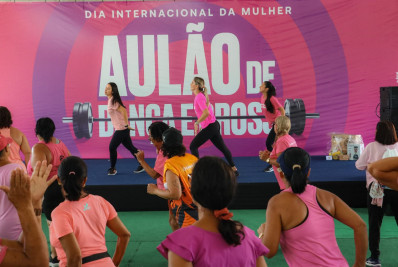 Aulão especial celebra o Dia Internacional da Mulher com energia, saúde e integração em Itaboraí