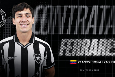 Botafogo anuncia a contratação por empréstimo de Ferraresi