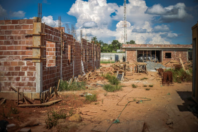 Obras do Batalhão de Ações com Cães avançam em ritmo acelerado