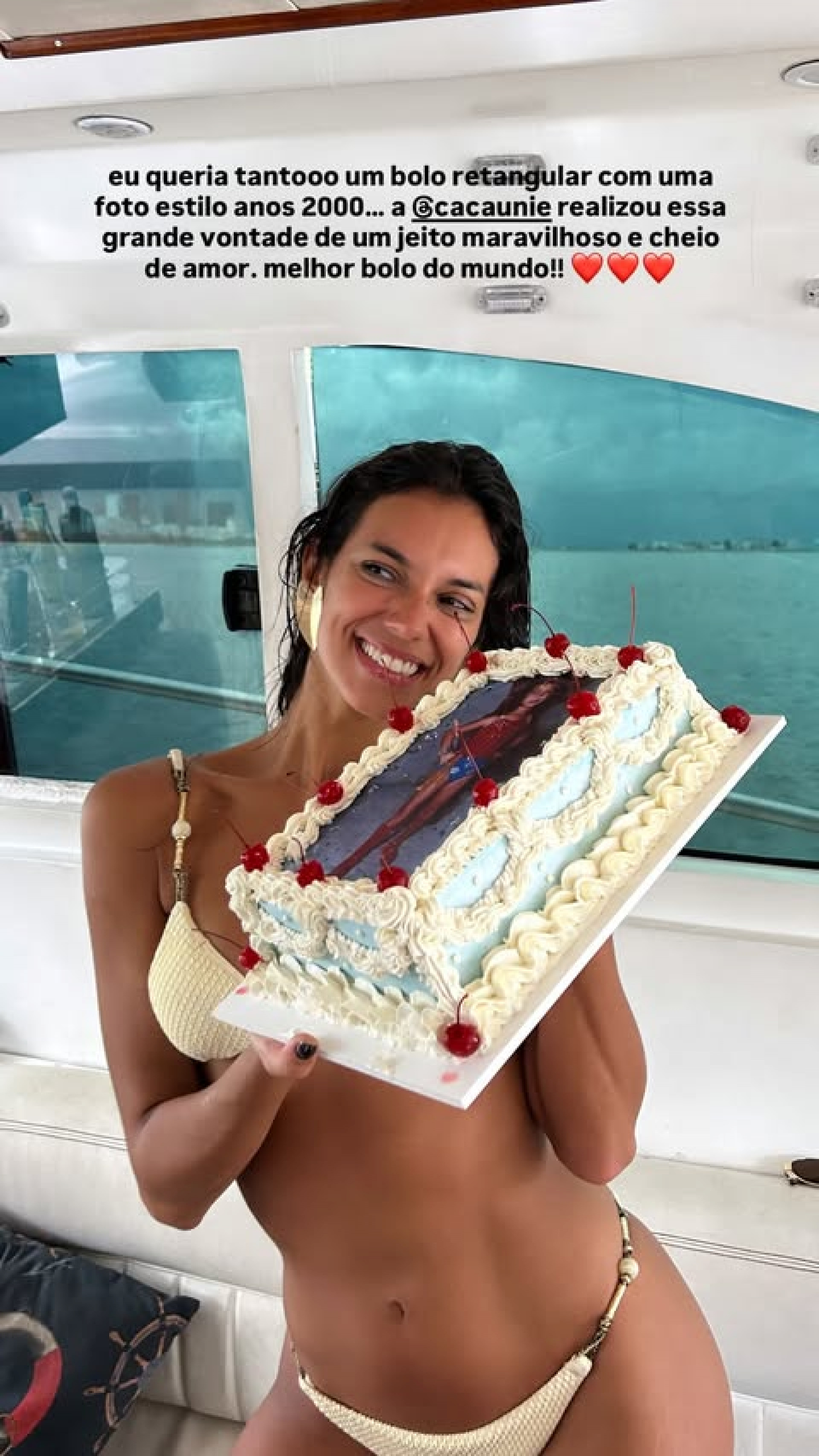 Alane Dias celebra 27 anos em passeio de barco com Fran Gil e amigos - Reprodução Instagram