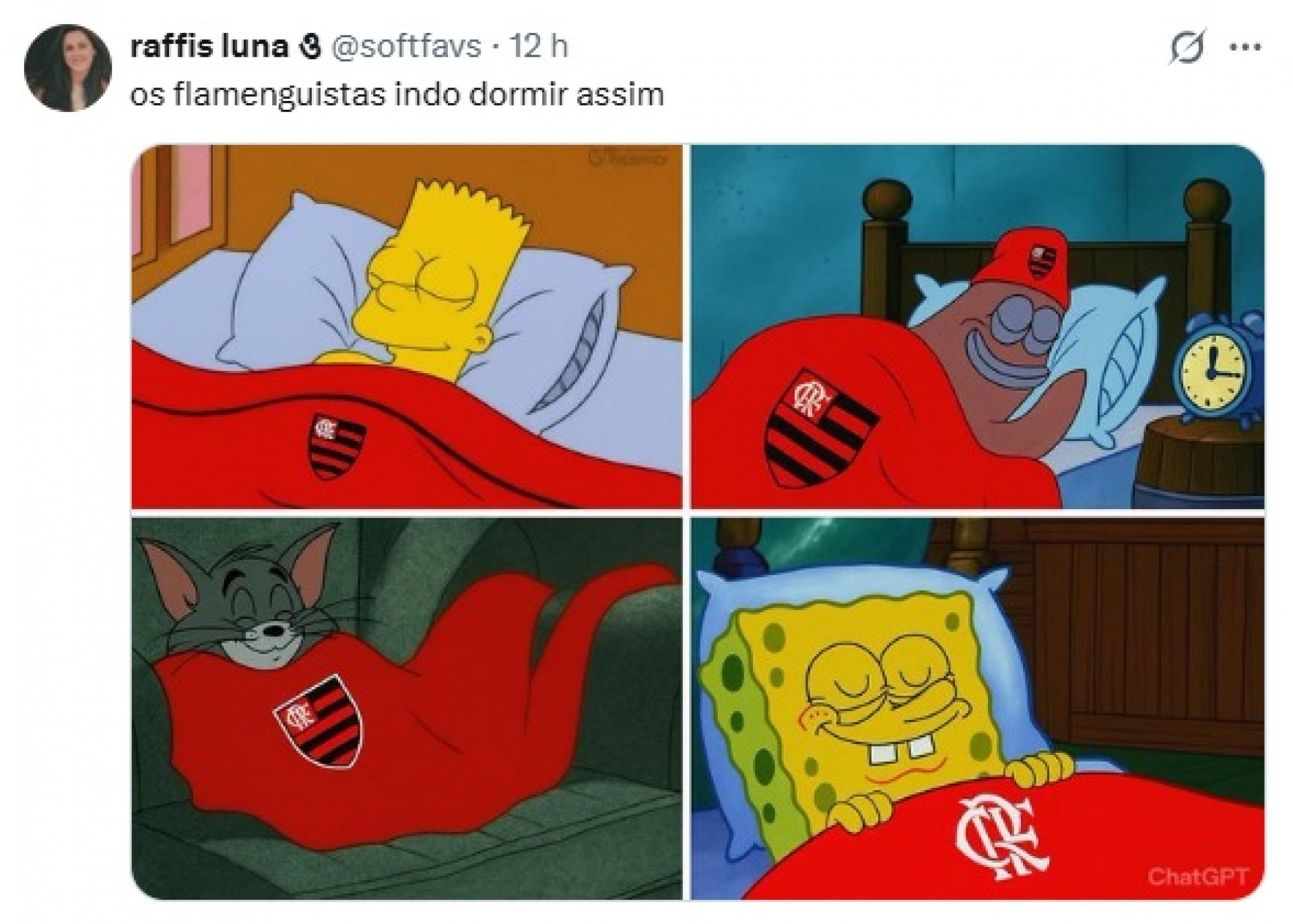 Noite foi de alegria para os rubro-negros - Reprodução / X