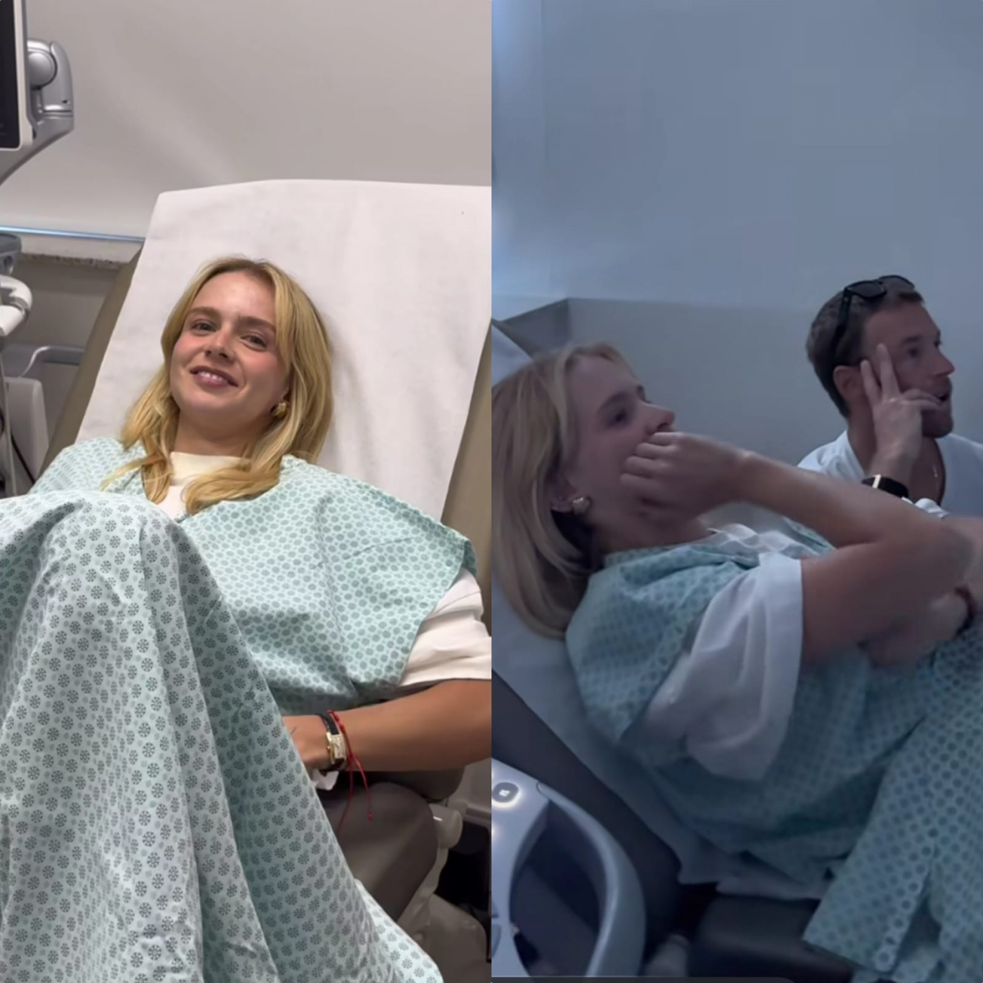 Isabella Scherer faz primeiro ultrassom e descobre quantos bebês está esperando - Reprodução de vídeo / Instagram