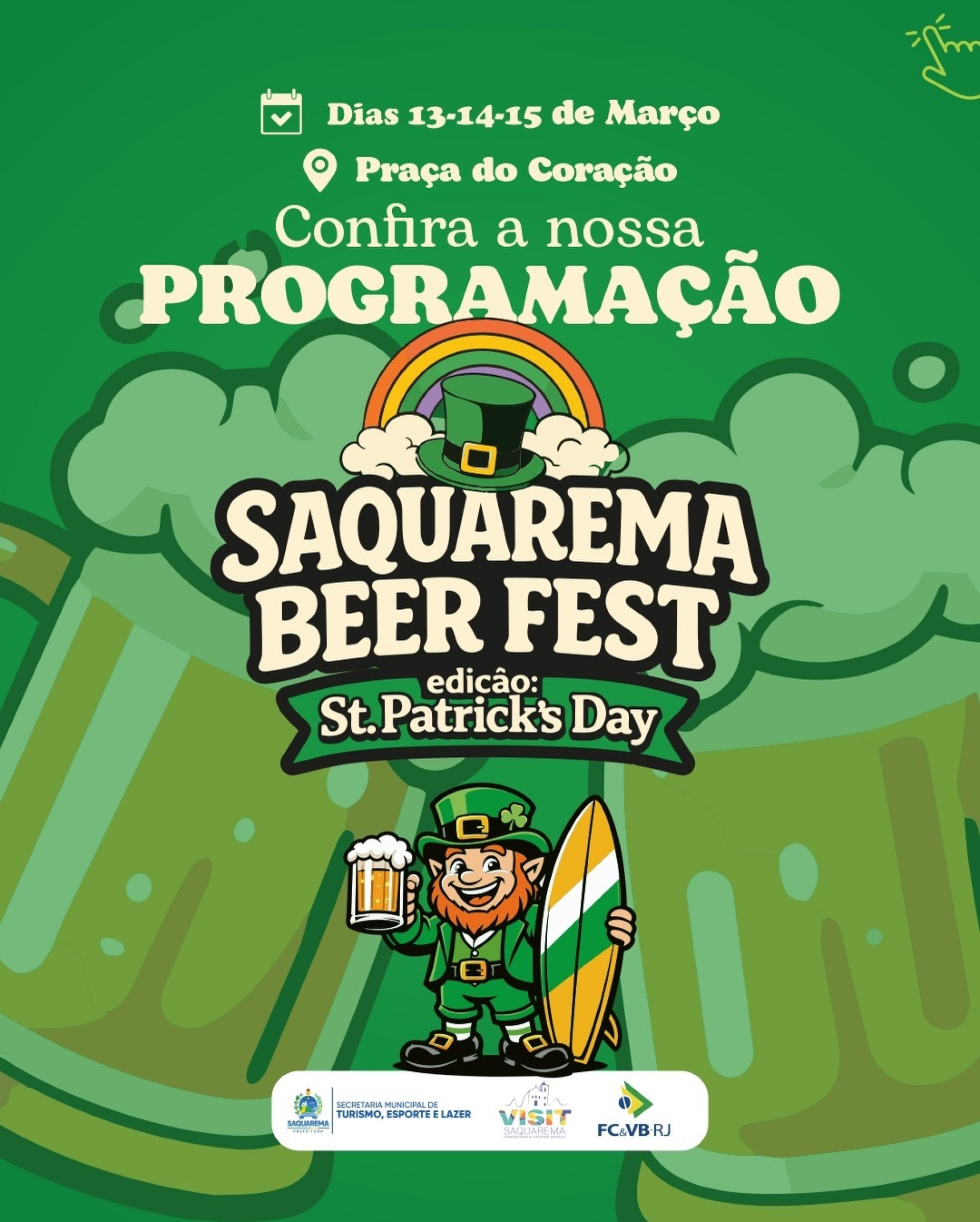 Saquarema Beer Fest ? Especial St. Patrick?s Day terá três dias de música e gastronomia - Divulgação/Prefeitura de Saquarema