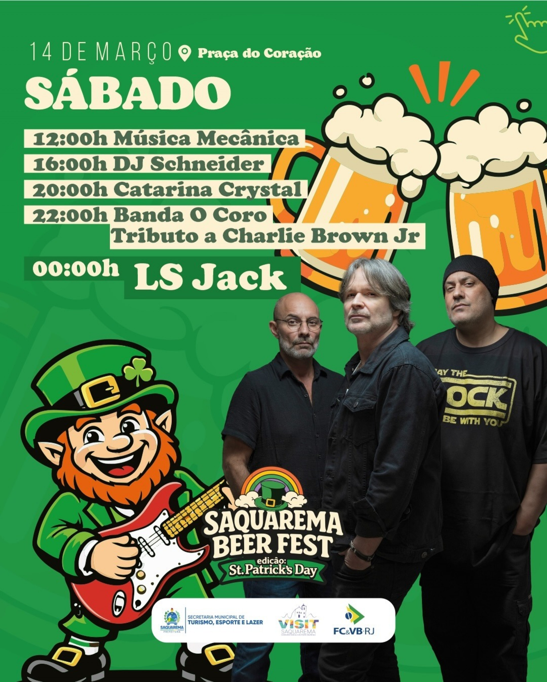 Saquarema Beer Fest ? Especial St. Patrick?s Day terá três dias de música e gastronomia - Divulgação/Prefeitura de Saquarema