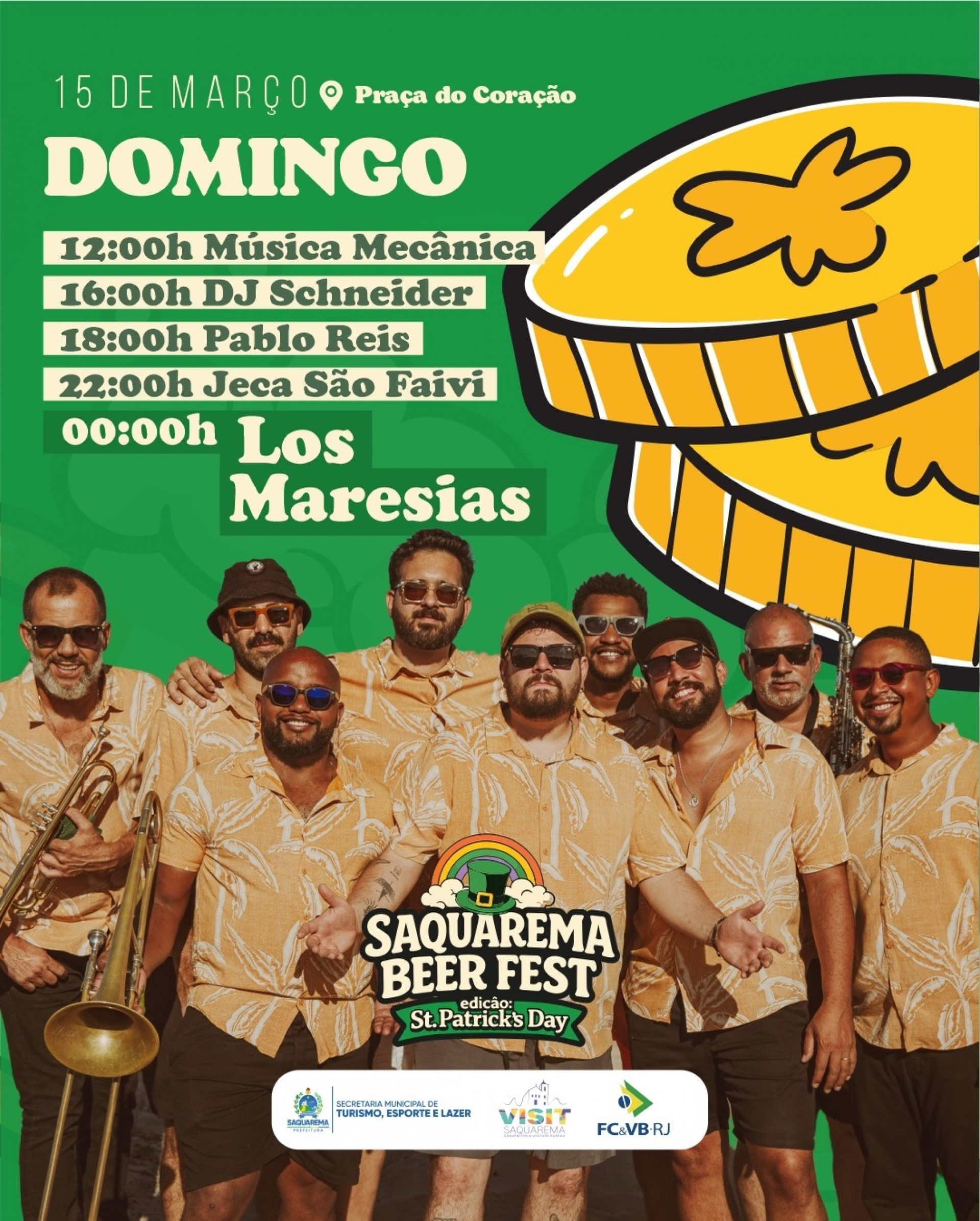 Saquarema Beer Fest ? Especial St. Patrick?s Day terá três dias de música e gastronomia - Divulgação/Prefeitura de Saquarema