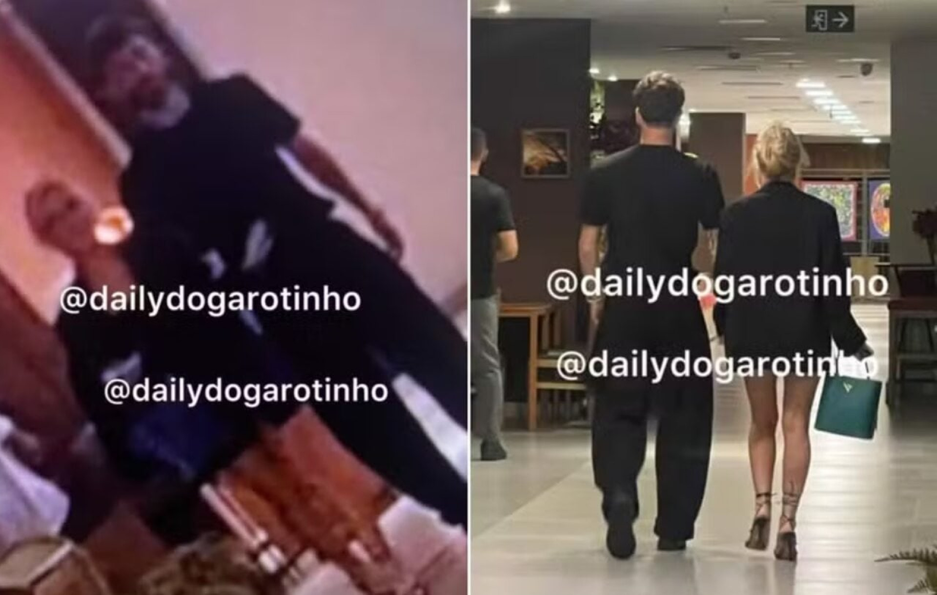 Bateu saudade? Flagra mostra Karoline Lima e L&eacute;o Pereira juntos em restaurante no Rio